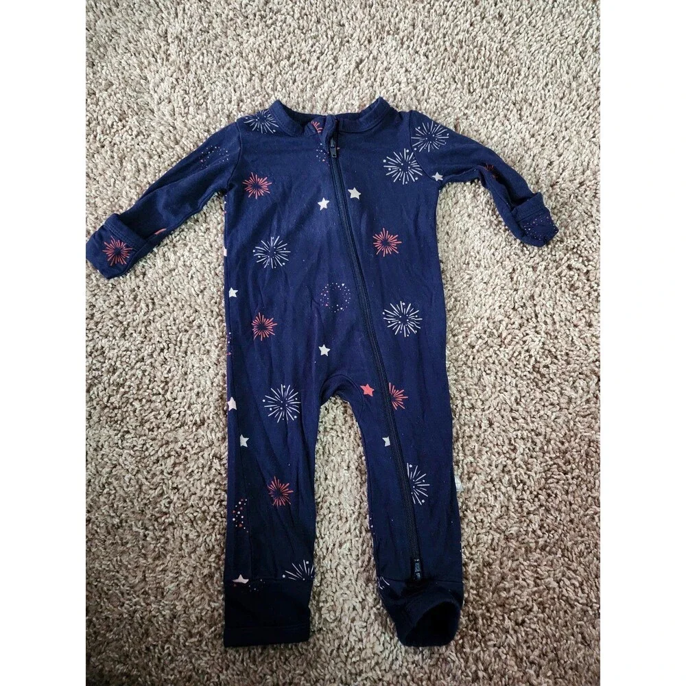 Kyte 4 th of july romper footie size 0-3M